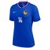 Maillot de foot France Adrien Rabiot #14 Domicile vêtements Femmes Europe 2024 Manches Courtes